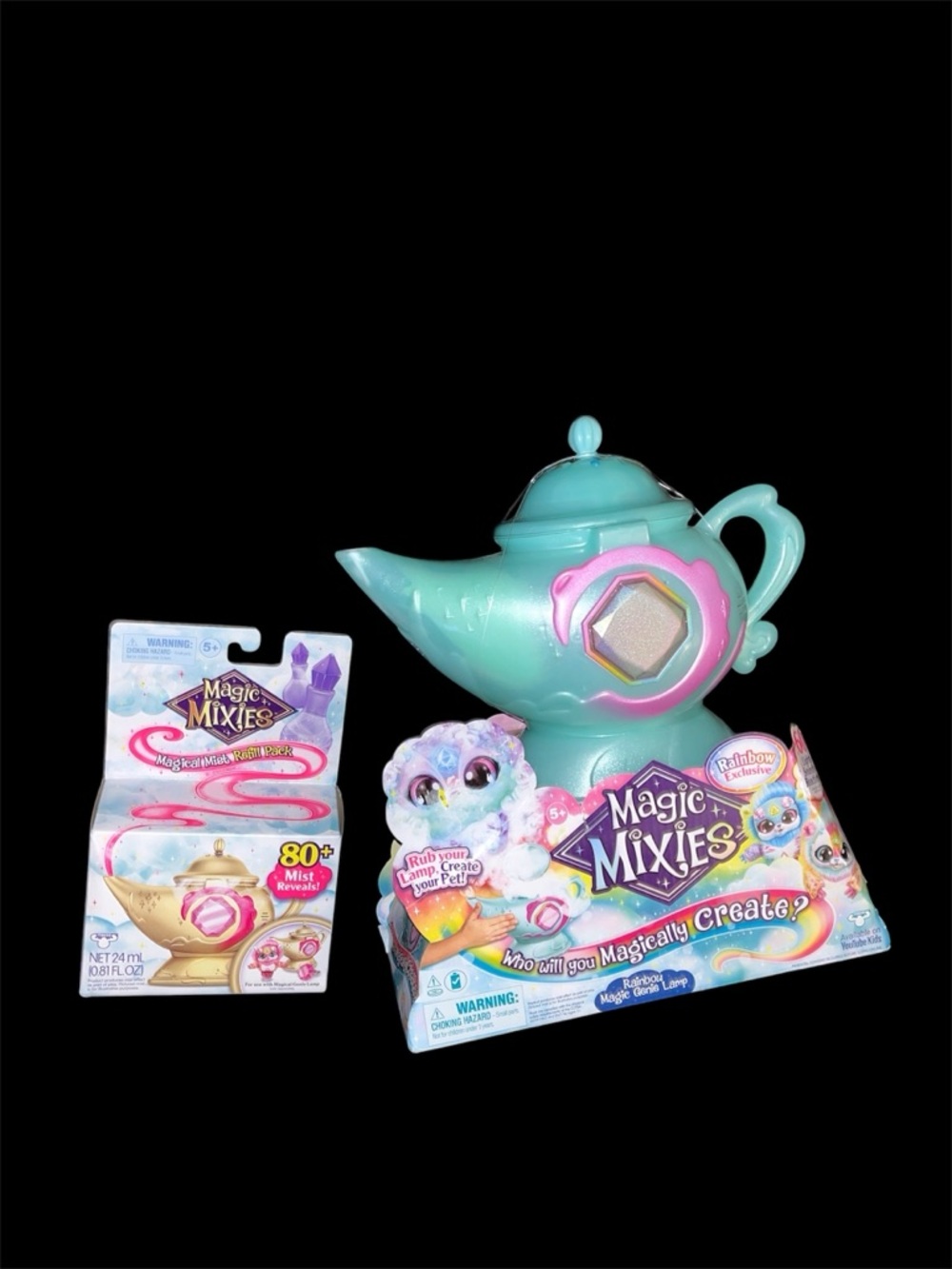 NWT Magic mixies genie lamp with Refill pack.